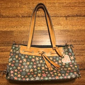 Authentic Dooney & Bourke Stars Handbag